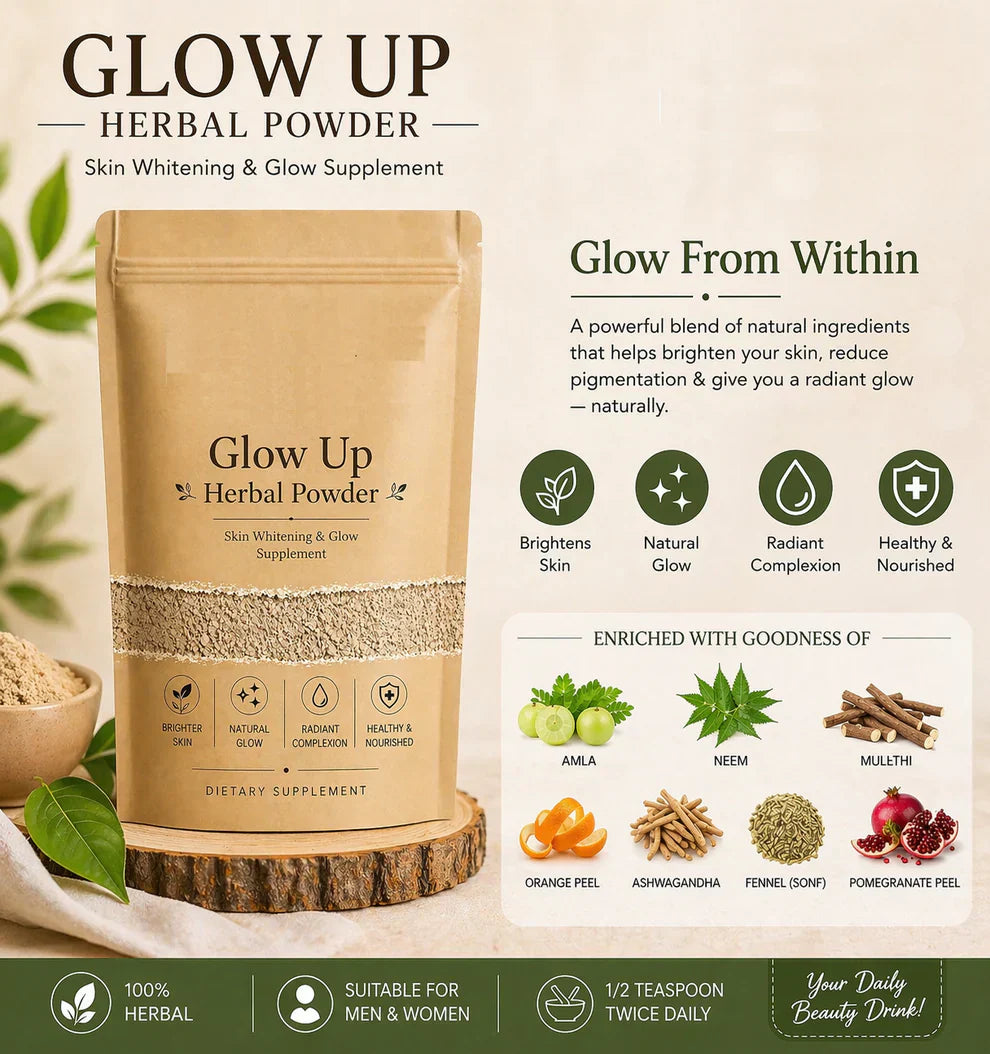Bari Eid Sale - Glow Up Herbal Powder - 50% off